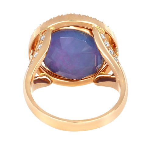 Bague 53 Bague Or Rose, Rubis et Diamants 58 Facettes 31H00049