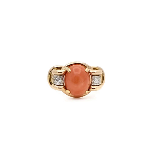 Bague 52 Bague fil d'or corail 58 Facettes 2364-86