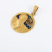 Pendentif Médaille Art Nouveau Liegault diamant et émail plique à jour 58 Facettes