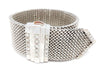 White Gold Diamond Cuff Bracelet 58 Facettes 05771CD