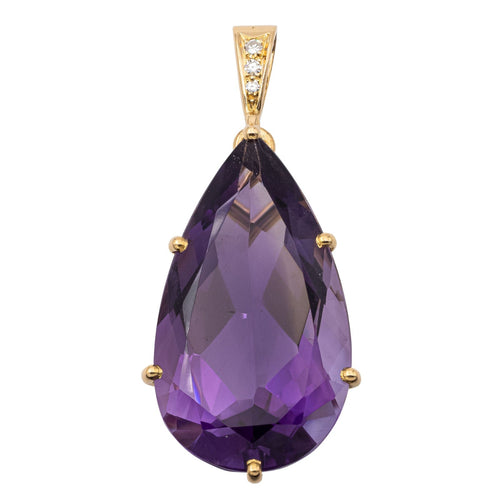 Pendentif Pendentif Or jaune Améthyste 58 Facettes 2711913CN