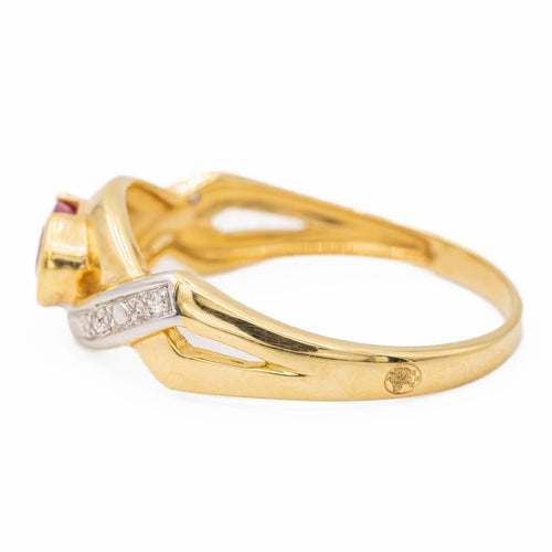 Bague 55 Bague Or jaune Rubis 58 Facettes 2593497CD