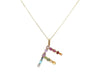 Necklace pendant necklace DOLCE & GABBANA charm f rainbow t50 yellow gold 58 Facettes 250337