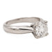 Bague 52 Bague Solitaire Or blanc Diamant 58 Facettes 2414341CN