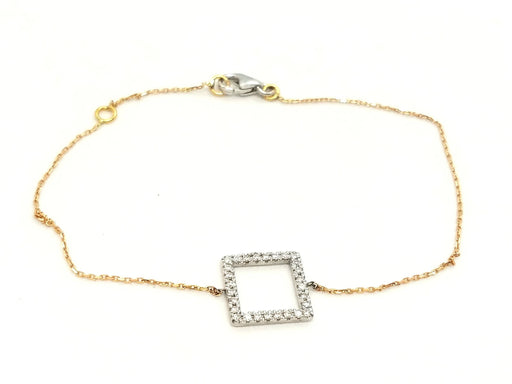 Bracelet Bracelet Graphique Or blanc Diamant 58 Facettes 579175RV