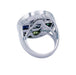 Ring 52 Cartier ring, "Pasha", in white gold, fine stones, diamonds. 58 Facettes 32279