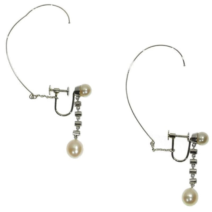 Boucles d'oreilles Boucles d'oreilles diamant et perle 58 Facettes 16046-0031