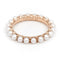 Bague 54 Ginette NY Bague Alliance Maria Or rose Perle 58 Facettes 2393884CN