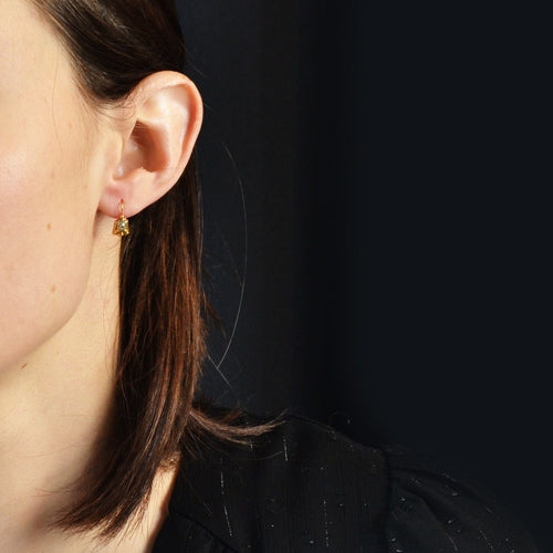 Boucles d'oreilles Boucles d'oreilles dormeuses ancienne géométriques 58 Facettes 16-307A