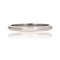 Bague 52 Alliance moderne platine 58 Facettes 18-023