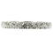 Bague 57 Alliance en or blanc, diamants 58 Facettes 12196-0004