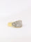 Bague Bague bandeau vintage or jaune diamants 58 Facettes J28