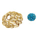 Vintage Cartier Clip brooch, yellow gold and turquoise. 58 Facettes 33462