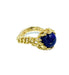Gilbert Albert ring. Beautiful yellow gold Mimosas ring and interchangeable beads 58 Facettes