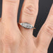 Ring 52 Fine Art Deco diamond ring 58 Facettes CV81