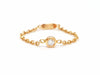 Ring 53 Chain Ring Rose Gold Diamond 58 Facettes 578689RV