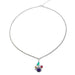 Chaumet necklace “Catch me... if you love me”, white gold, diamonds, colored stones. 58 Facettes 30683