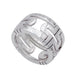 Ring 51 Bulgari ring, “Parentesi”, white gold. 58 Facettes 32180