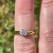 Ring Solitaire Ring 2 gold diamonds 0.50ct 58 Facettes 25