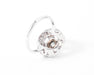 Ring Marguerite ring in platinum, white gold and diamonds 58 Facettes