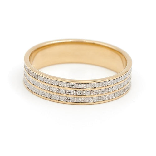 Bague 57 Bague Alliance Or jaune 58 Facettes 1719197CN
