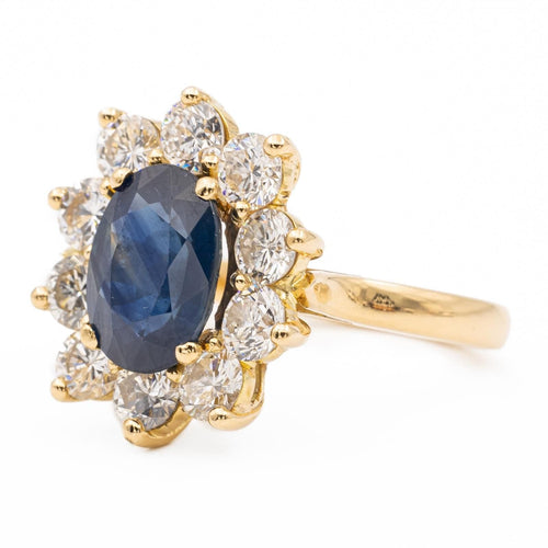 Bague 50 Bague Pompadour or jaune Saphir 58 Facettes 2308534CN