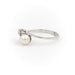 Ring 51.5 Toi & Moi Ring White gold Pearl 58 Facettes 1653929CN