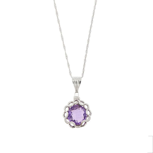Collier Collier pendentif améthyste 58 Facettes 32943