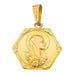 Pendant Medal Pendant Yellow Gold 58 Facettes 2597072CN