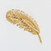 Brooch Yellow gold feather brooch 58 Facettes CVBR18A