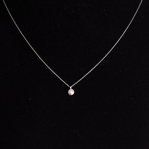 Collier Collier pendentif Diamant solitaire 58 Facettes