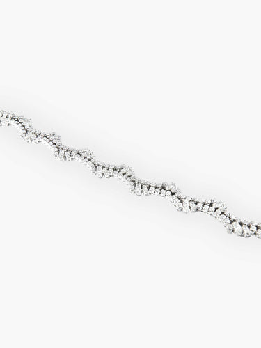 Bracelet Bracelet Or blanc Diamants 58 Facettes