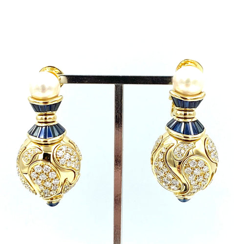 Boucles d'oreilles CHOPARD. Collection Casmir, boucles d’oreilles 58 Facettes