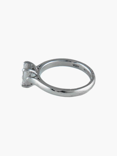Bague Solitaire taille Emeraude 58 Facettes