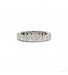 Alliance ring in white gold set with diamonds 58 Facettes 220357R