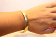 Bracelet Chiseled half bangle bracelet 58 Facettes 10756