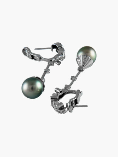 Boucles d'oreilles Boucles d'oreilles Perles de Tahiti 58 Facettes