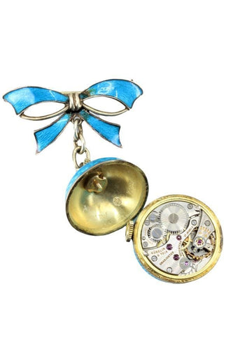 Broche MONTRE/BROCHE GÜBELIN "BOULE DE GENÈVE" 58 Facettes 052961