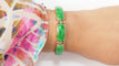 Bracelet Bracelet vintage Or jaune Jade Diamants 58 Facettes 31336