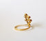 Bague 53 Bague Palme Or Jaune et Rubis 58 Facettes
