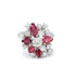 Ring Diamond Ring 1.10ct Ruby 1.30ct 58 Facettes B318