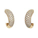 Boucles d'oreilles Boucles d'oreilles Chaumet, modèle "Hommage à Venise", en or jaune et diamants. 58 Facettes 31314