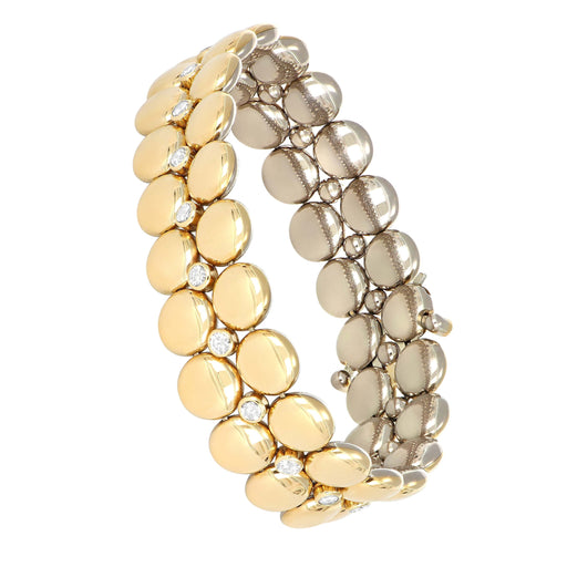 Bracelet CARTIER - Bracelet "Honeymoon" Or jaune Diamants 58 Facettes 62100127