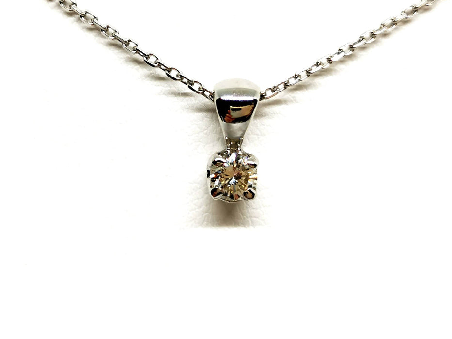 Collier Collier Chaîne + pendentif Or blanc diamant 58 Facettes 1268810CN