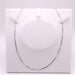 White gold chain necklace with Venetian mesh 58 Facettes