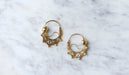 Earrings Savoyard hoop earrings Yellow gold 58 Facettes