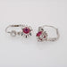 Ruby diamond stud earrings 58 Facettes 23-285