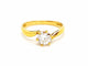 Bague 56 Bague Or jaune Diamant 58 Facettes 06347CD
