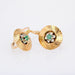 Dormeuses earrings in yellow gold and emeralds 58 Facettes 19-628A