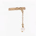 Ring 53 Rose gold cultured pearl chain ring 58 Facettes 23-275
